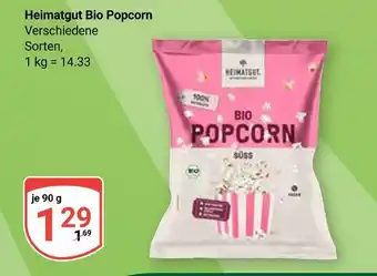 Globus Heimatgut bio popcorn Angebot