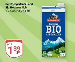 Globus Berchtesgadener land bio h-alpenmilch Angebot