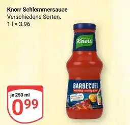 Globus Knorr schlemmersauce barbecue Angebot