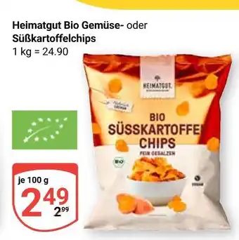 Globus Heimatgut bio gemüse chips Angebot