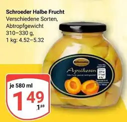 Globus Schroeder halbe frucht Angebot
