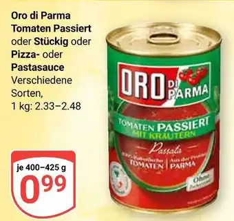 Globus Oro di parma tomaten passiert Angebot