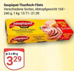 Globus Saupiquet thunfisch-filets Angebot
