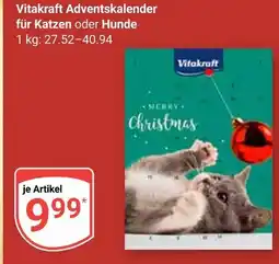 Globus Vitakraft adventskalender für katzen Angebot