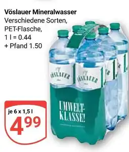 Globus Vöslauer mineralwasser Angebot