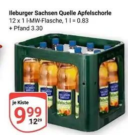 Globus Ileburger sachsen quelle apfelschorle Angebot