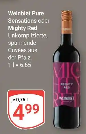 Globus Weinbiet pure sensations Angebot