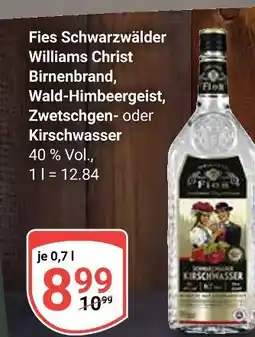 Globus Fies schwarzwälder williams christ birnenbrand Angebot