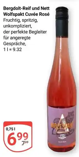 Globus Bergdolt-reif und nett wolfspakt cuvée rosé Angebot