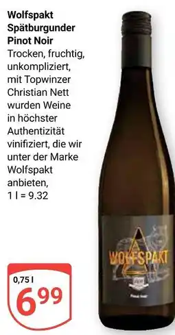 Globus Wolfspakt spätburgunder pinot noir Angebot