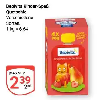 Globus Bebivita kinder-spaß quetschie Angebot