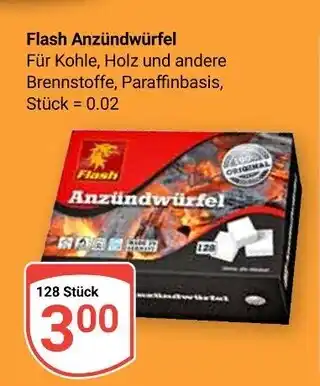 Globus Flash anzündwürfel Angebot