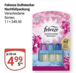 Globus Febreze duftstecker nachfüllpackung Angebot