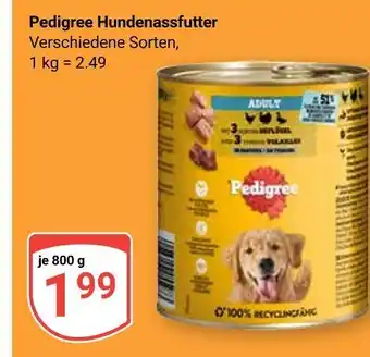 Globus Pedigree hundenassfutter Angebot