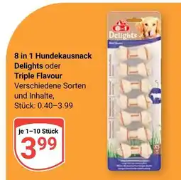 Globus 8 in 1 hundekausnack delights Angebot