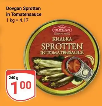 Globus Dovgan sprotten in tomatensauce Angebot