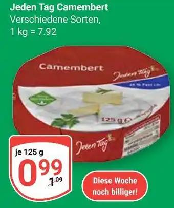 Globus Jeden tag camembert Angebot