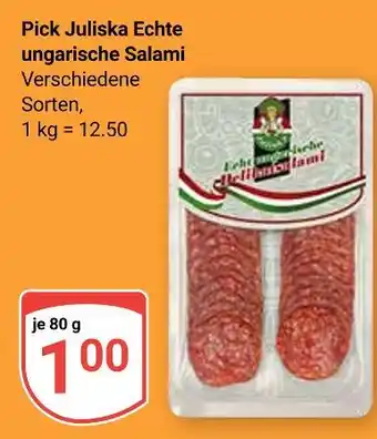 Globus Pick juliska echte ungarische salami Angebot