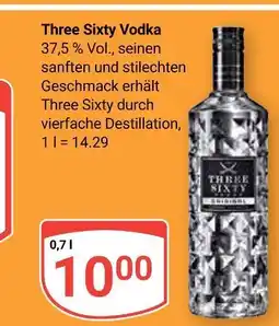 Globus Three sixty vodka Angebot