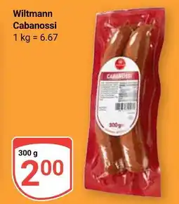 Globus Wiltmann cabanossi Angebot