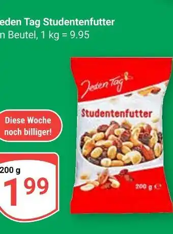 Globus Jeden tag studentenfutter Angebot