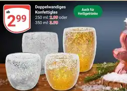 Globus Doppelwandiges konfettiglas Angebot