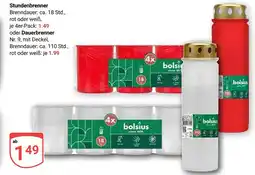 Globus Bolsius stundenbrenner Angebot