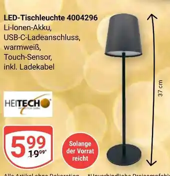 Globus Heitech led-tischleuchte Angebot