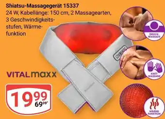 Globus Vitalmaxx shiatsu-massagegerät Angebot