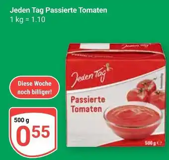 Globus Jeden tag passierte tomaten Angebot