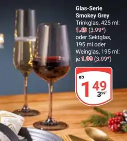 Globus Glas-serie smokey grey Angebot