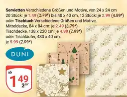 Globus Duni servietten Angebot