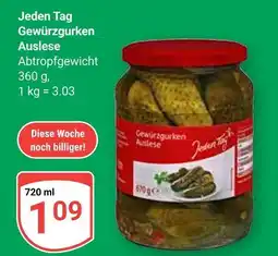 Globus Jeden tag gewürzgurken auslese Angebot