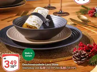 Globus Geschirreinzelteile lava stone Angebot