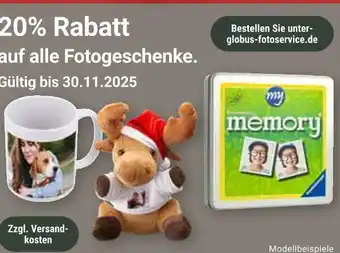 Globus 20% rabatt Angebot