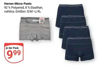 Globus Herren-micro-pants Angebot