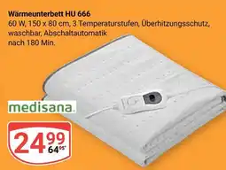 Globus Medisana wärmeunterbett hu 666 Angebot