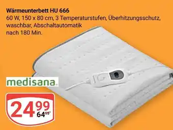 Globus Medisana wärmeunterbett hu 666 Angebot