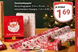 Globus Geschenkpapier Angebot