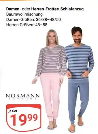 Globus Normann germany damen-frottee-schlafanzug Angebot