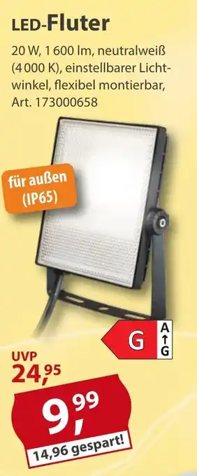 Sonderpreis Baumarkt LED-Fluter Angebot