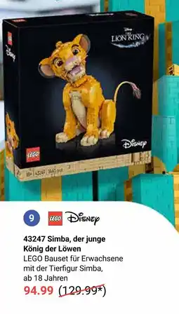 Globus Lego disney simba, der junge könig der löwen Angebot