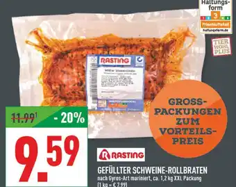 Marktkauf Rasting gefüllter schweine-rollbraten Angebot
