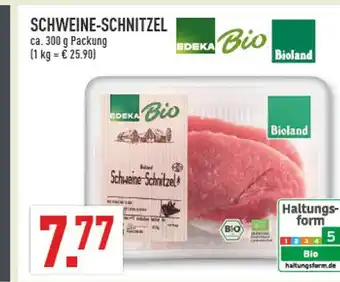 Marktkauf Edeka bio schweine-schnitzel Angebot