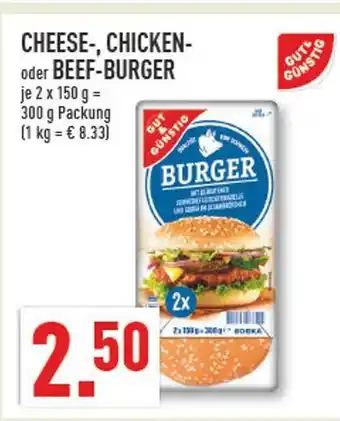 Marktkauf Gut & günstig cheese-burger Angebot