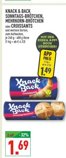 Marktkauf Knack & back sonntags-brötchen Angebot