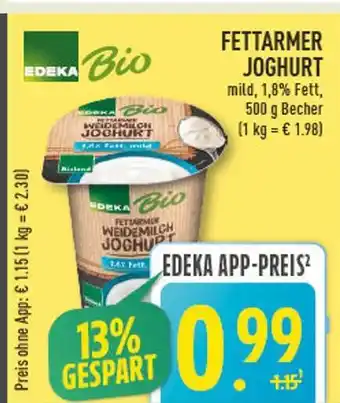 Marktkauf Edeka bio fettarmer joghurt Angebot