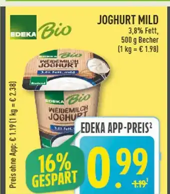 Marktkauf Edeka bio joghurt mild Angebot