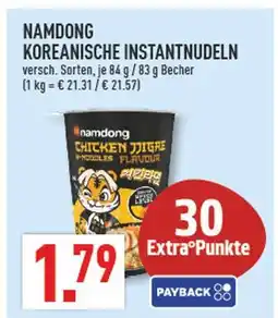 Marktkauf Namdong koreanische instantnudeln Angebot