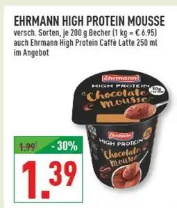 Marktkauf Ehrmann high protein chocolate mousse Angebot